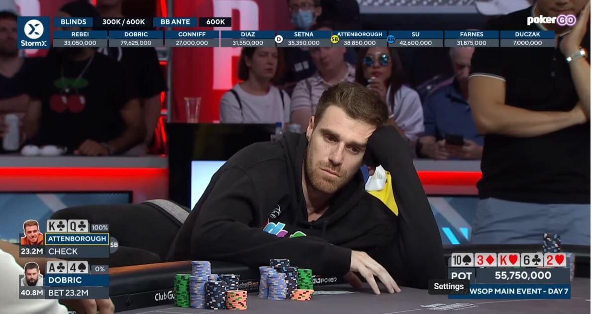 Poker Hand of the Week – Adrian Attenborough’s Hero Call With $10,000,000 At Risk