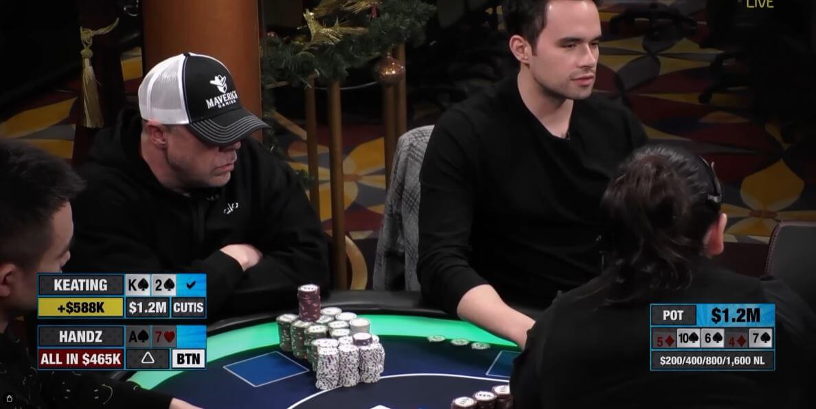 Poker Hand of the Week – Alan Keating Wins Biggest Pot in US Poker TV History Worth $1,200,000