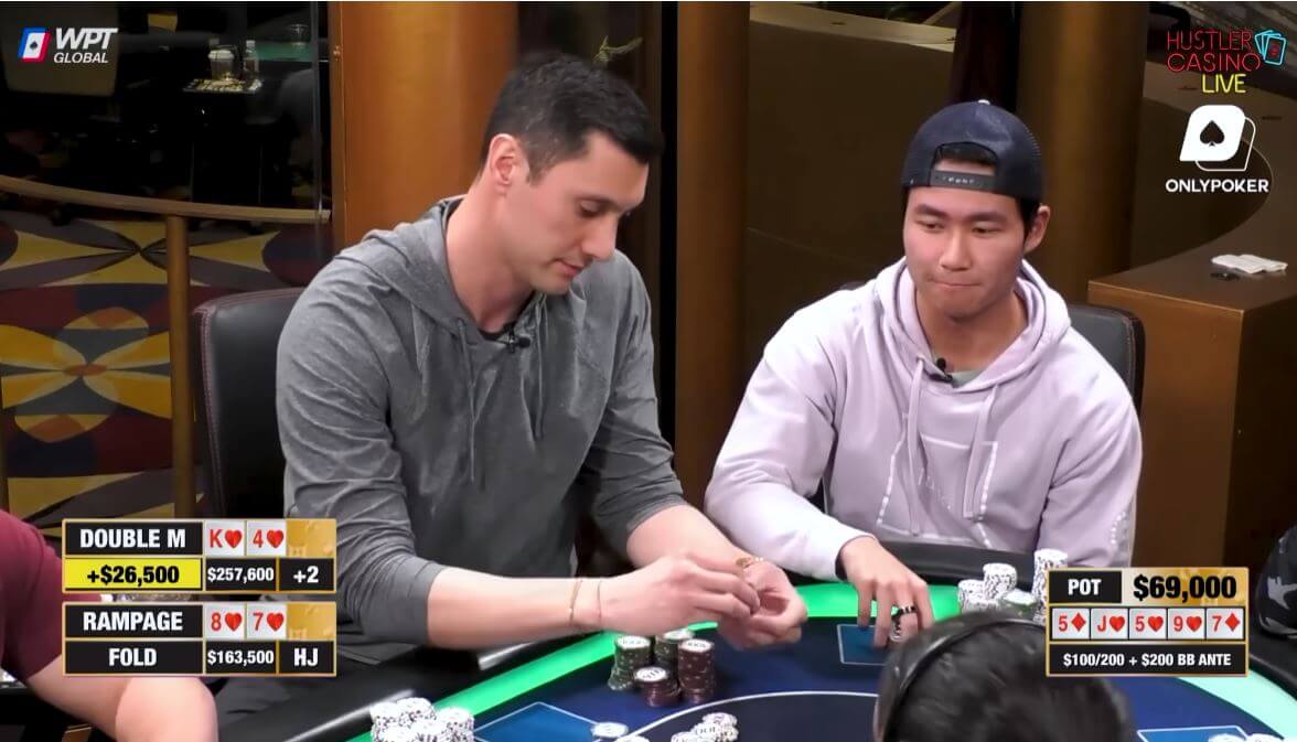 Poker Hand of the Week – Rampage’s Sick Fold With A Flush At Hustler Casino Live 
