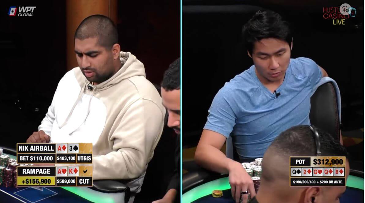 Poker Hand of the Week – Rampage’s Epic Hero Call With Ace-High In A $312,900 Pot Against Nik Airball