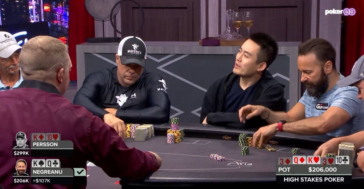 High Stakes Poker Season 10 Episode 15 Highlights - Daniel Negreanu And Eric Persson Clash In Huge Pots