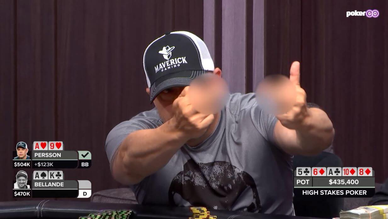 Poker Hand of the Week – Eric Persson's Massive Bluff vs. JRB In A $435,400 Pot