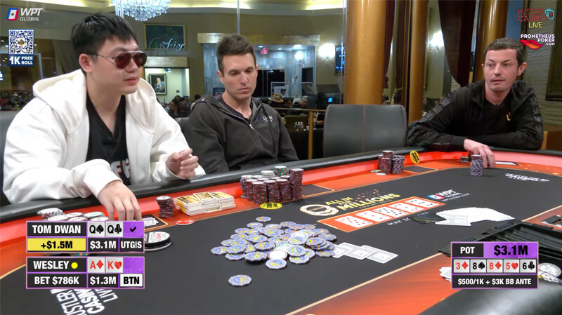 Poker Hand of the Week – Tom Dwan Wins The Largest Pot In TV Poker History Worth $3,100,000