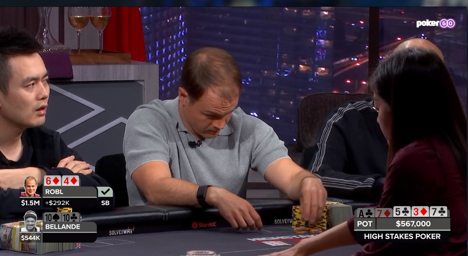 High Stakes Poker Season 11 Episode 1 Highlights - Andrew Robl Wins A Huge $567,000 Pot