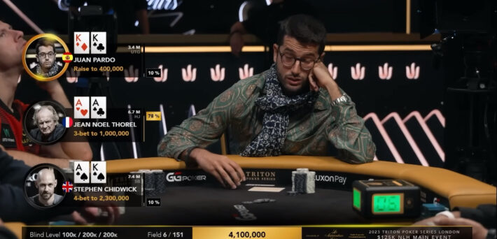 Poker Hand of the Week – Juan Pardo Folds Pocket Kings Preflop