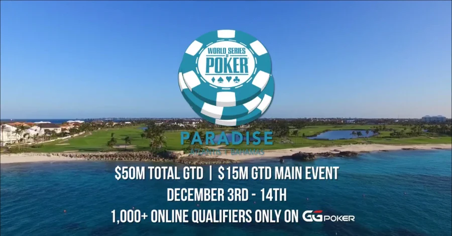 World Series of Poker releases WSOP Paradise Schedule