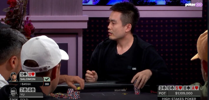 High Stakes Poker - Charles Gets Crushed And A $1,109,000 Pot