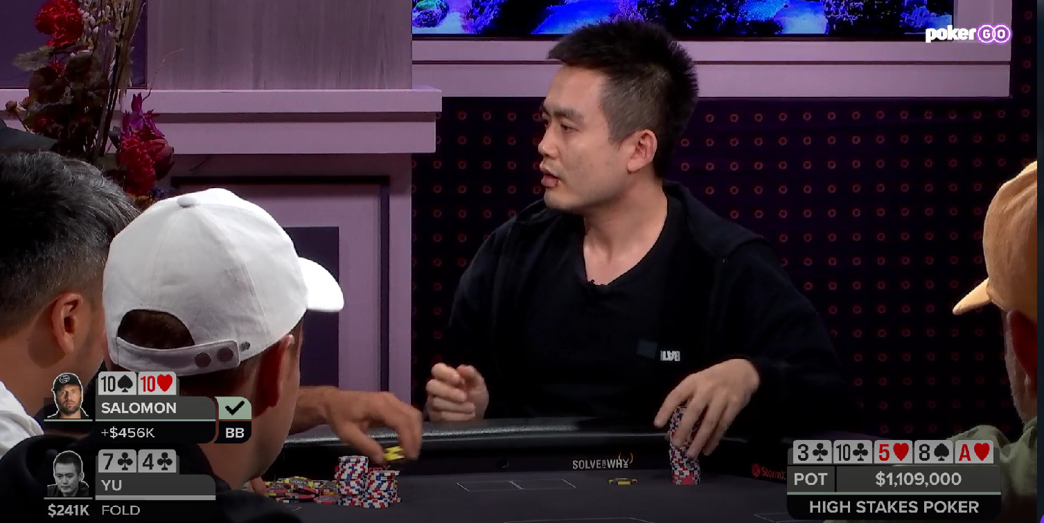 High Stakes Poker - Charles Gets Crushed And A $1,109,000 Pot