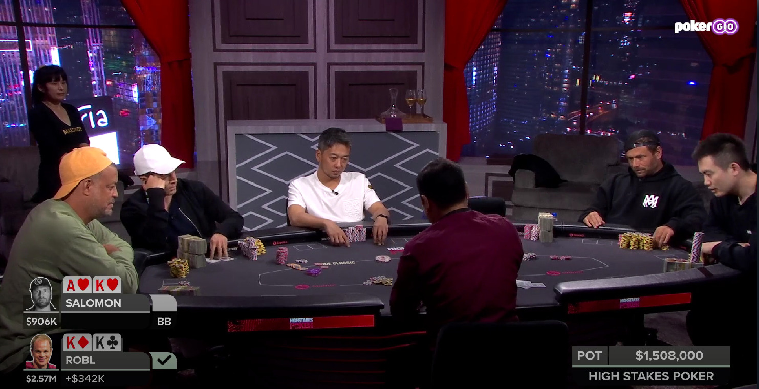 High Stakes Poker - Rick Salomon Loses $1,158,000 Within One Episode! (3)