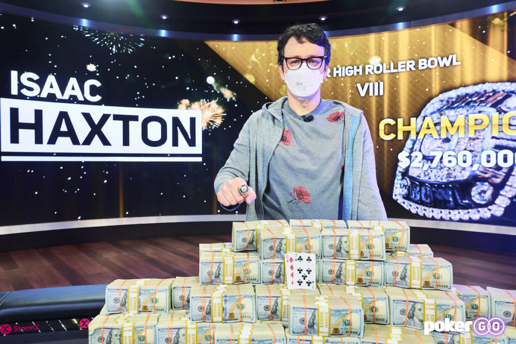 Isaac Haxton Wins Super High Roller Bowl VIII for $2,760,000