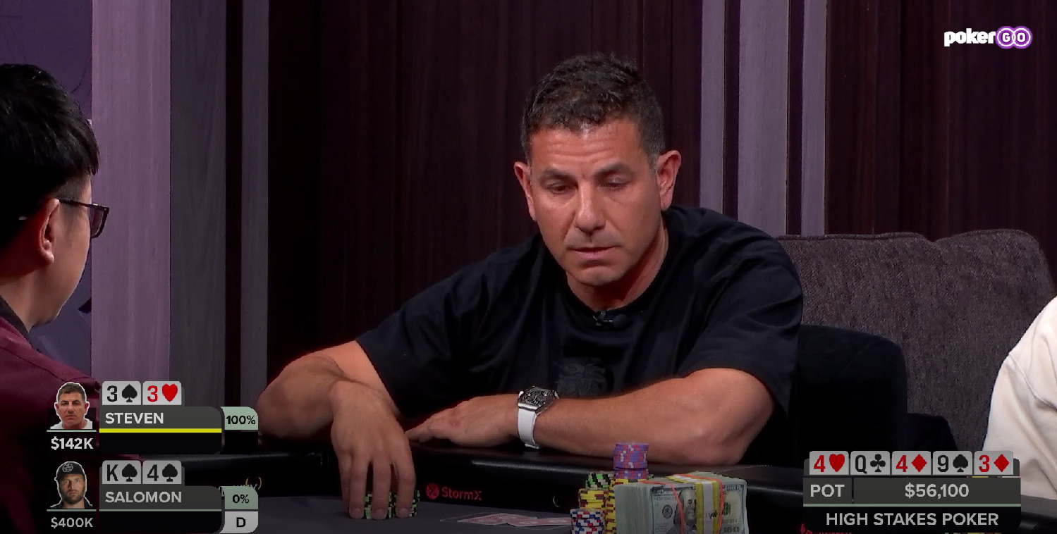 Poker Hand of the Week - Brandon Steven turns his hand into a bluff and rivers a Full House