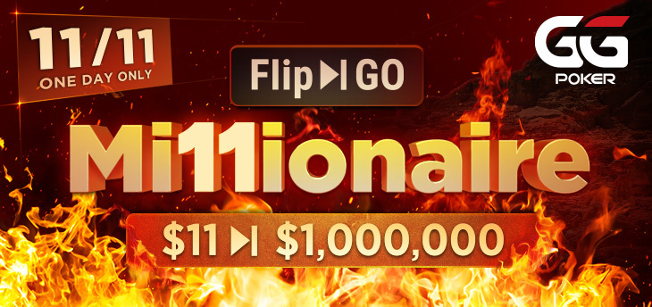 Turn $11 Into Your Share Of $1,000,000 With Flip & Go Millionaire