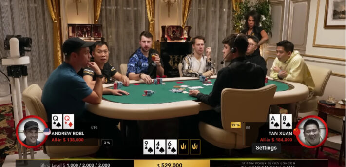 Watch the huge Triton Poker Series London 2023 Cash Game ft. Limitless, Jungleman and Andrew Robl