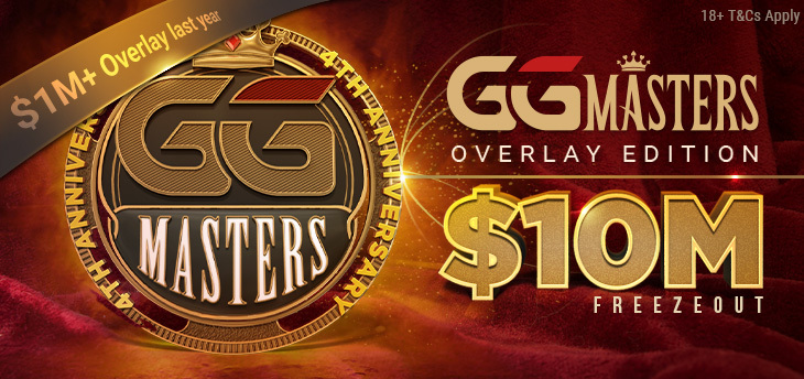 GGMasters Overlay Edition Returns With $10,000,000 Guarantee