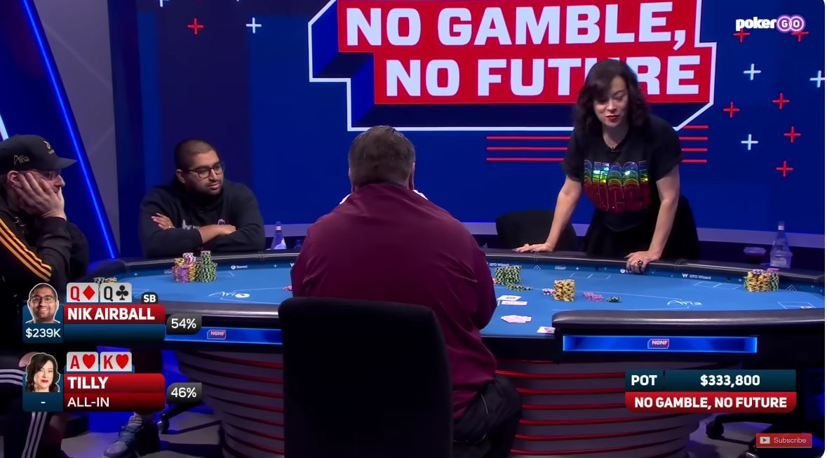 Poker Hand of the Week - Nik Airball Makes Epic 5-Bet Shove Call To Win $333,800 VS. Jennifer Tilly