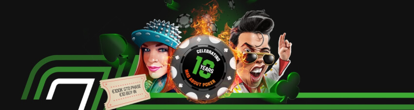 Unibet Poker launches unprecedented 10th-anniversary promotions