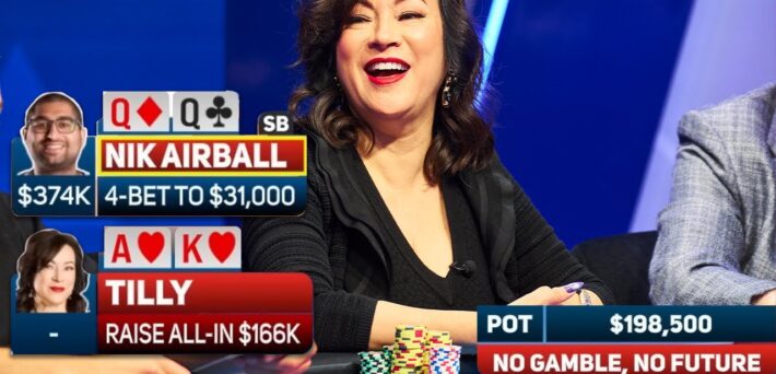 Poker Hand of the Week - Nik Airball Makes Epic 5-Bet Shove Call To Win $333,800 VS. Jennifer Tilly