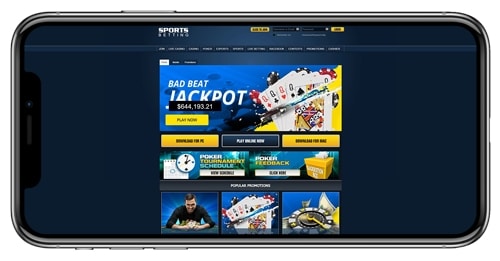 sportsbetting poker app
