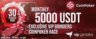 Monthly 5,000 USDT CoinPoker Race