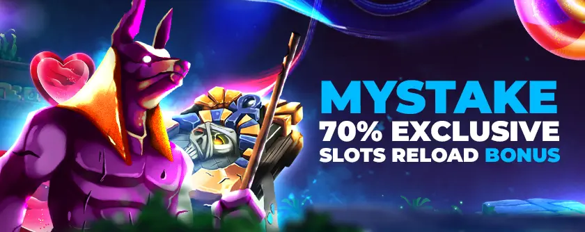 mystake exclusive 70% casino reload bonus