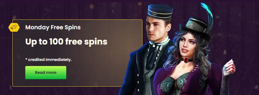 bizzo casino monday free spins