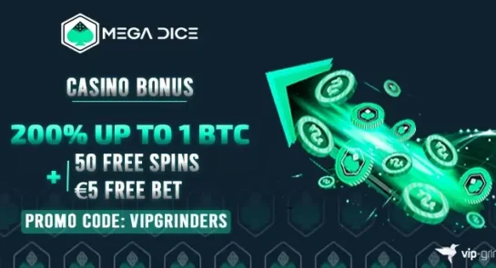 mega dice promo code bonus