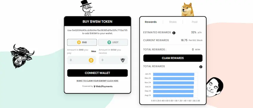 wsm casino $wsm token