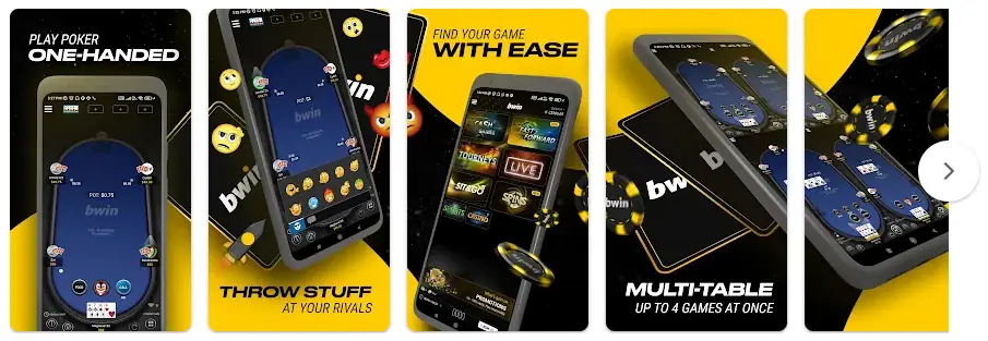 bwin poker android app screenshot