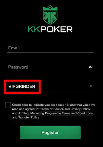 kkpoker invite code